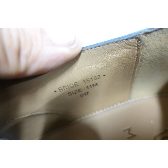 MORAL CODE Men Dress Shoes Brice Perf Blucher Blue Goodyear Welt 11M,US/10.5UK - Picture 10 of 10